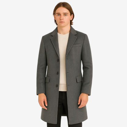 Manteau D'hiver Long à Capuchon Épais et Chaud