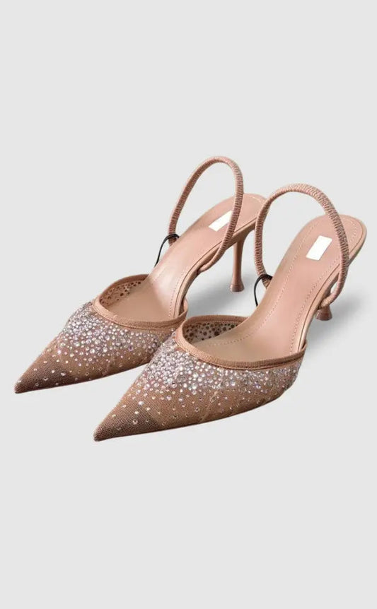 Sandales Talons Hauts Diamant Résistant à l'Eau - BerlinGlamour