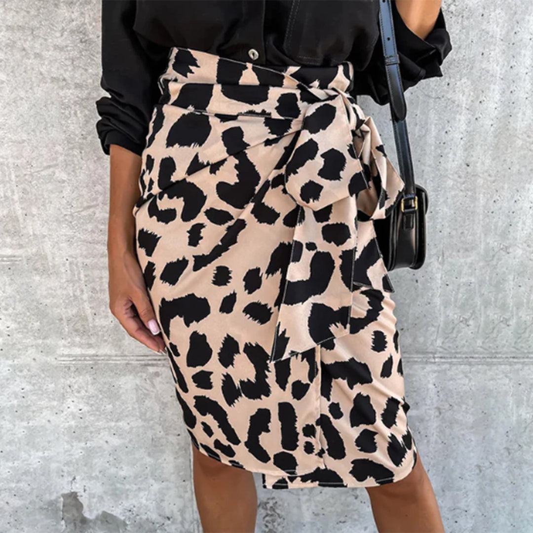 Jupe Léopard Femme Été Taille Standard - PanierRoyale