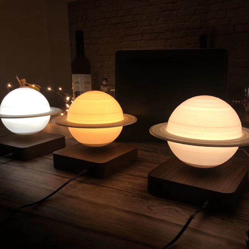 Levisat™ – Lampe Décorative Saturne En Lévitation Qui Flotte Et Tourne À 360°