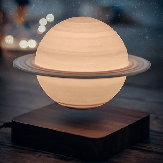 Levisat™ – Lampe Décorative Saturne En Lévitation Qui Flotte Et Tourne À 360°