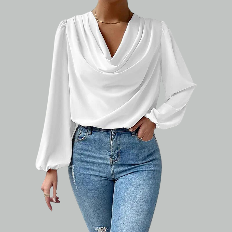 Chemisier Femme Manches Longues Chic et Élégant