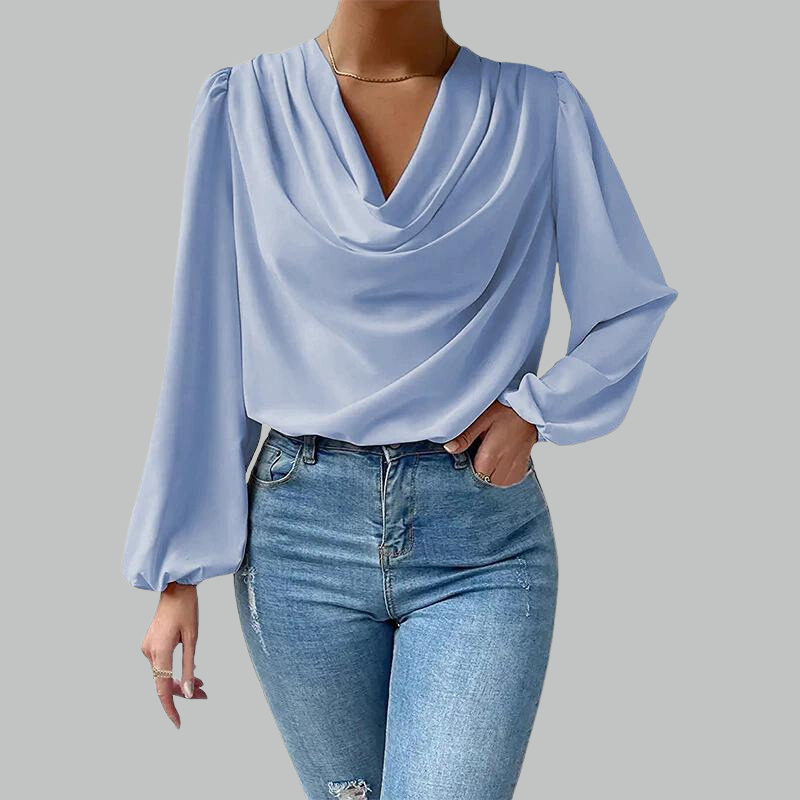 Chemisier Femme Manches Longues Chic et Élégant