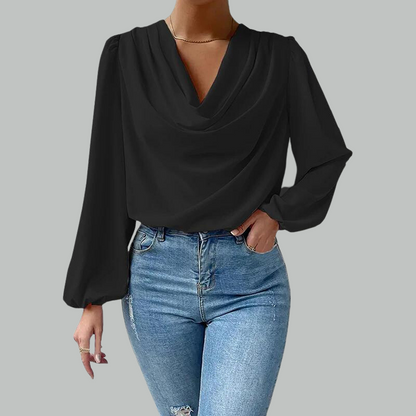 Chemisier Femme Manches Longues Chic et Élégant
