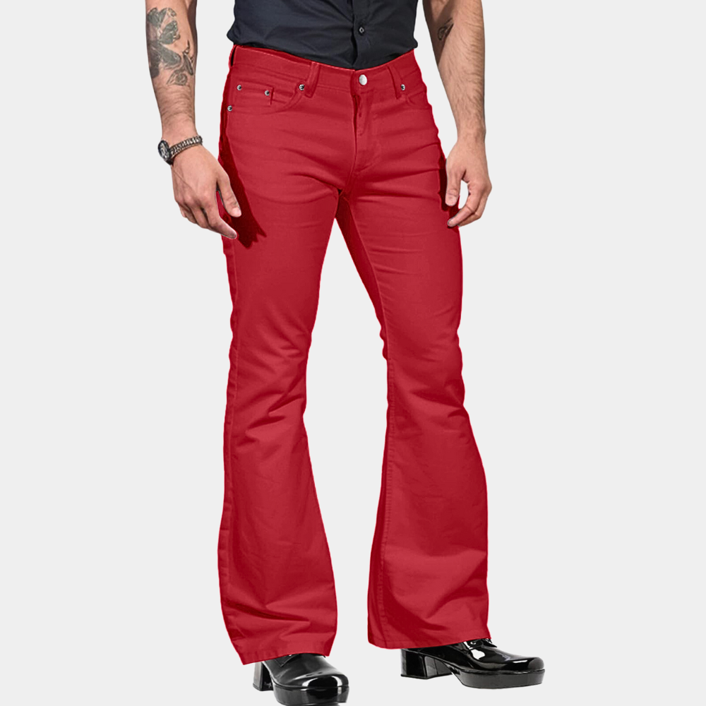 Pantalon Homme Confortable Cinq Poches Décontracté