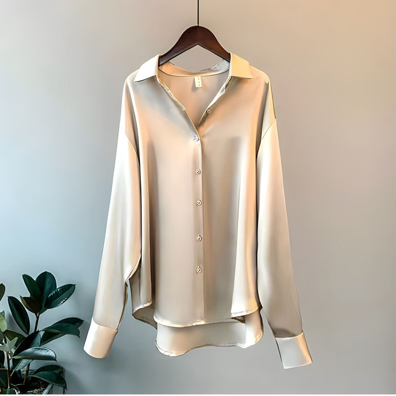Chemise Femme Élégante en Soie Douce - luxestyle