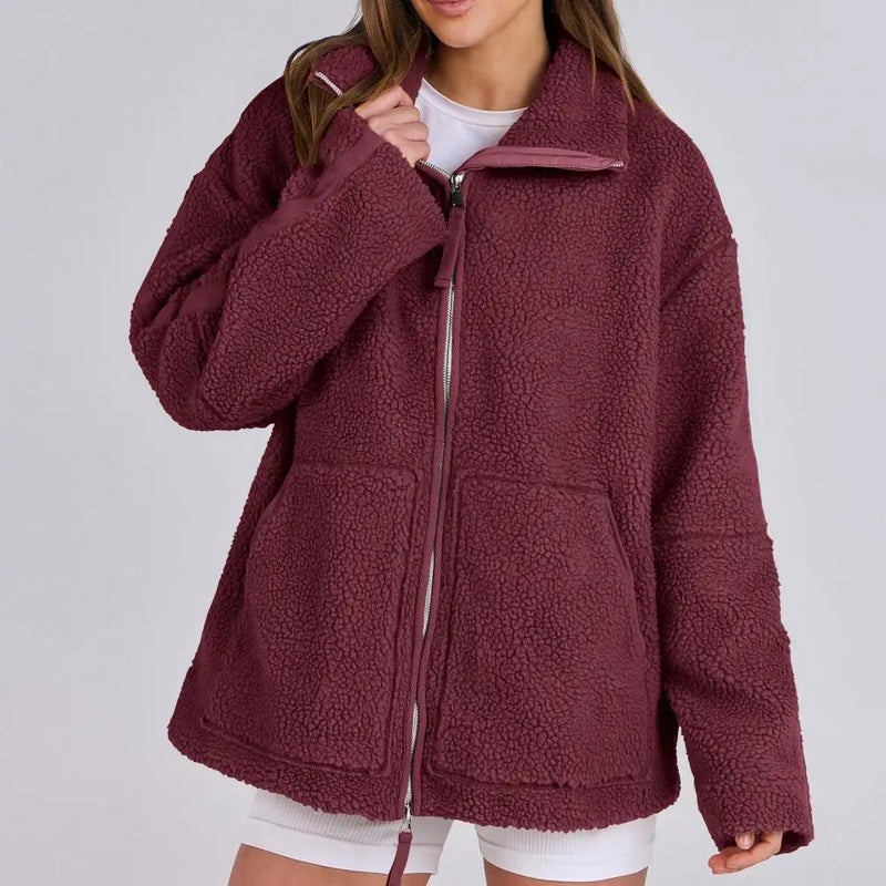 Veste Hiver Douce et Chaude pour Femme