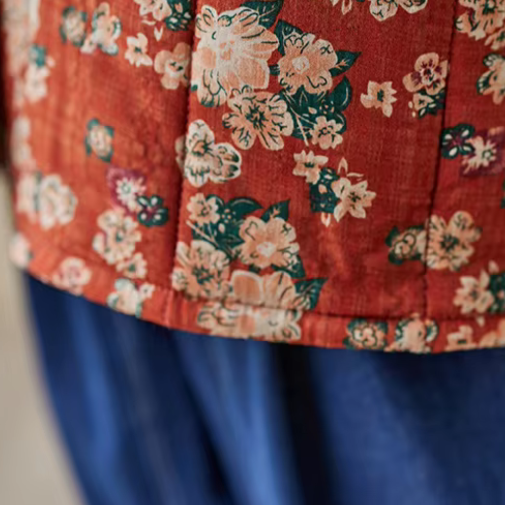 KATHERINE - Veste à Motifs Floraux pour Femmes