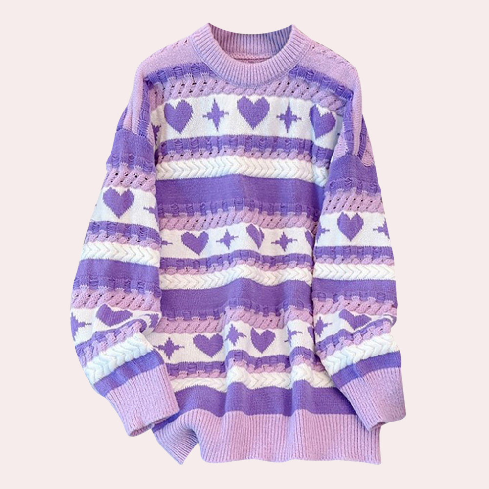 Pull Femme à Manches Large et Détente