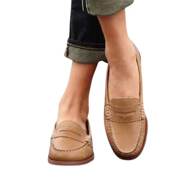 Mocassins Femmes Cuir Souple et Confortables