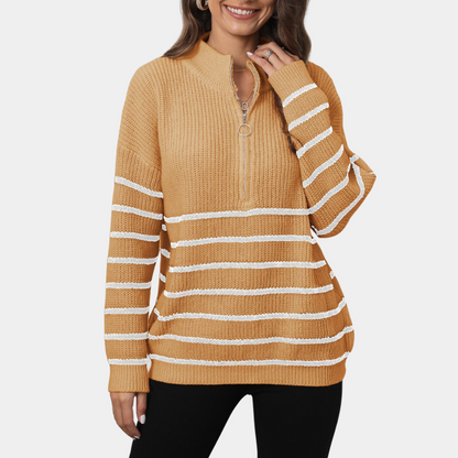Pull Femme Tricoté Doux et Chaud