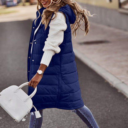 Doudoune femme longue avec capuche