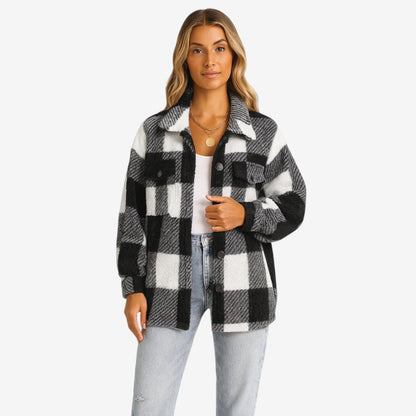 Manteau Femme Chic à Poches avec Fermeture Éclair - PanierRoyale
