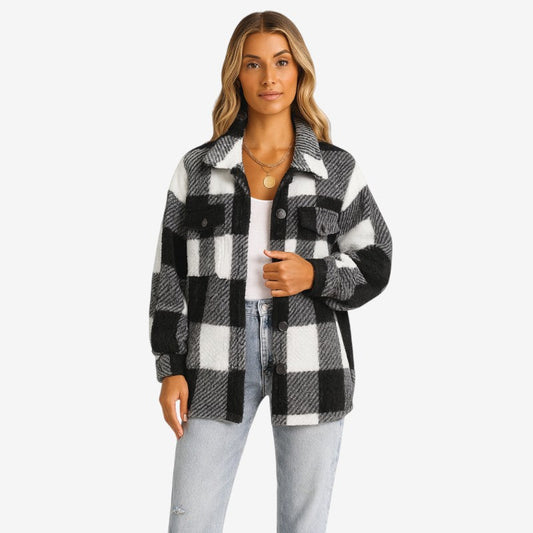 Manteau Femme Chic à Poches avec Fermeture Éclair - PanierRoyale