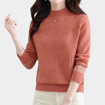 ASYA - Pull Col Roulé pour Femme