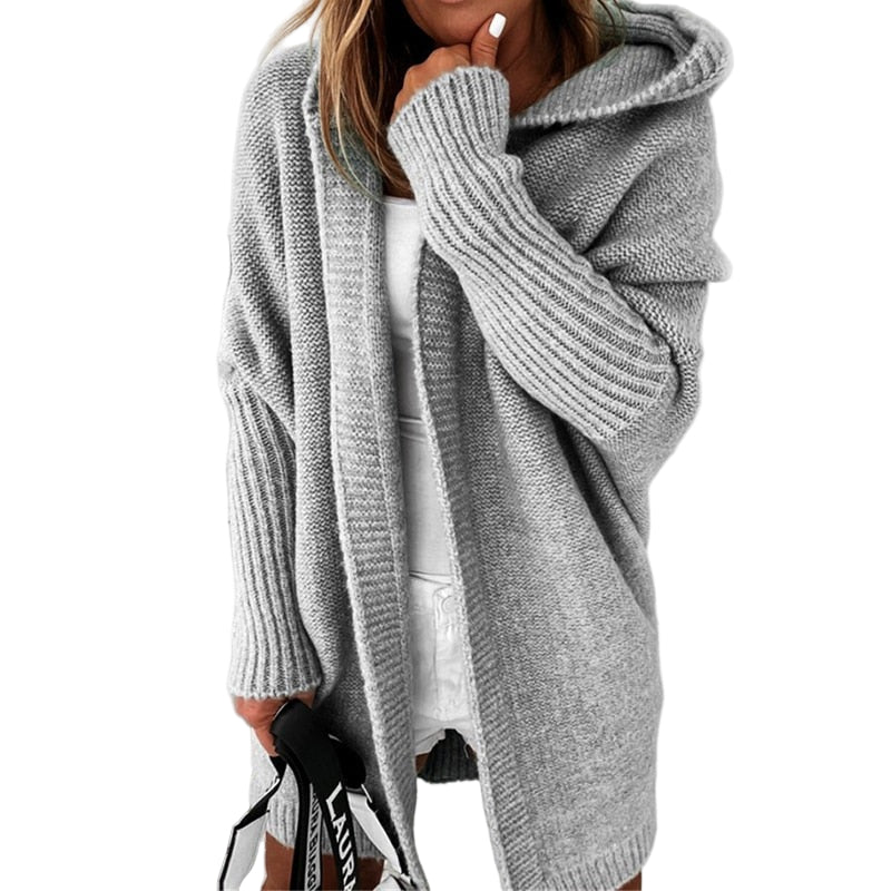 Cardigan Femme Long Chaud et Élégant - PanierRoyale