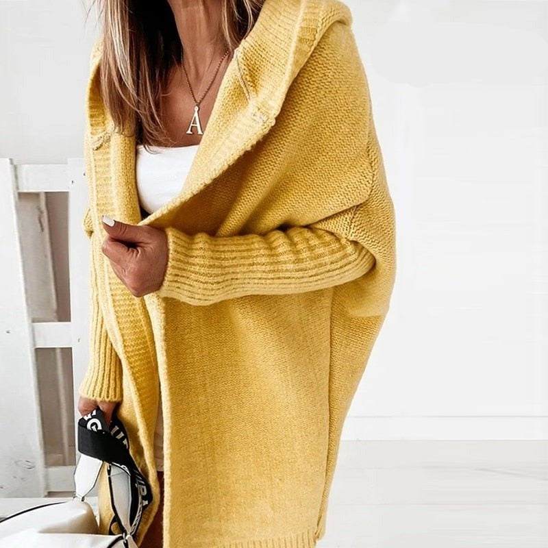 Cardigan Femme Long Chaud et Élégant