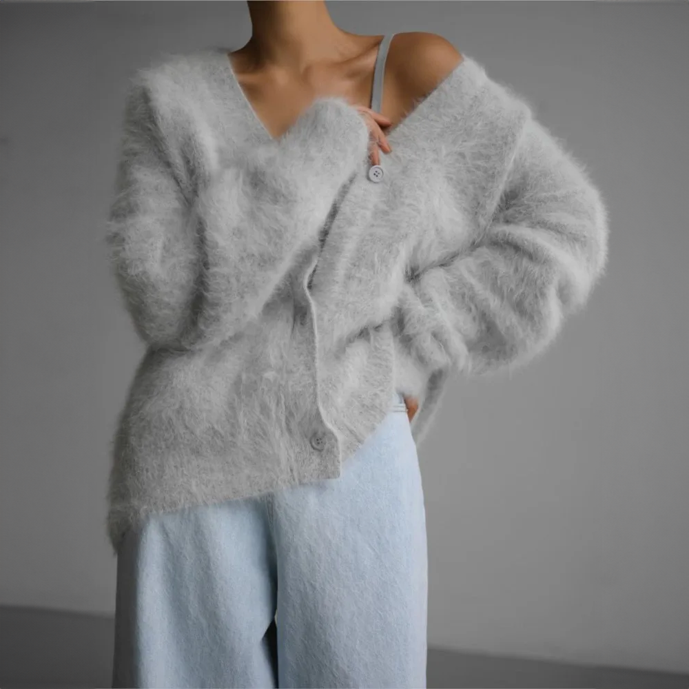 Cardigan Féminin Oversize pour Femme Fashion - luxestyle