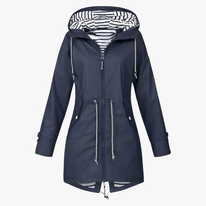 Veste imperméable femme à capuche, modèle coloré
