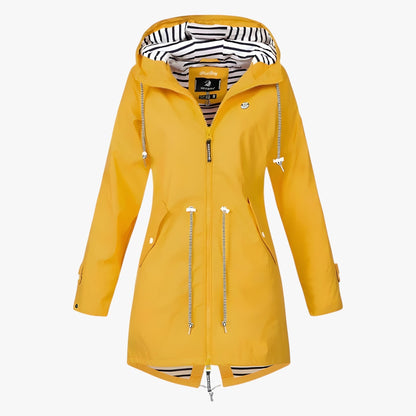 Veste imperméable femme à capuche, modèle coloré