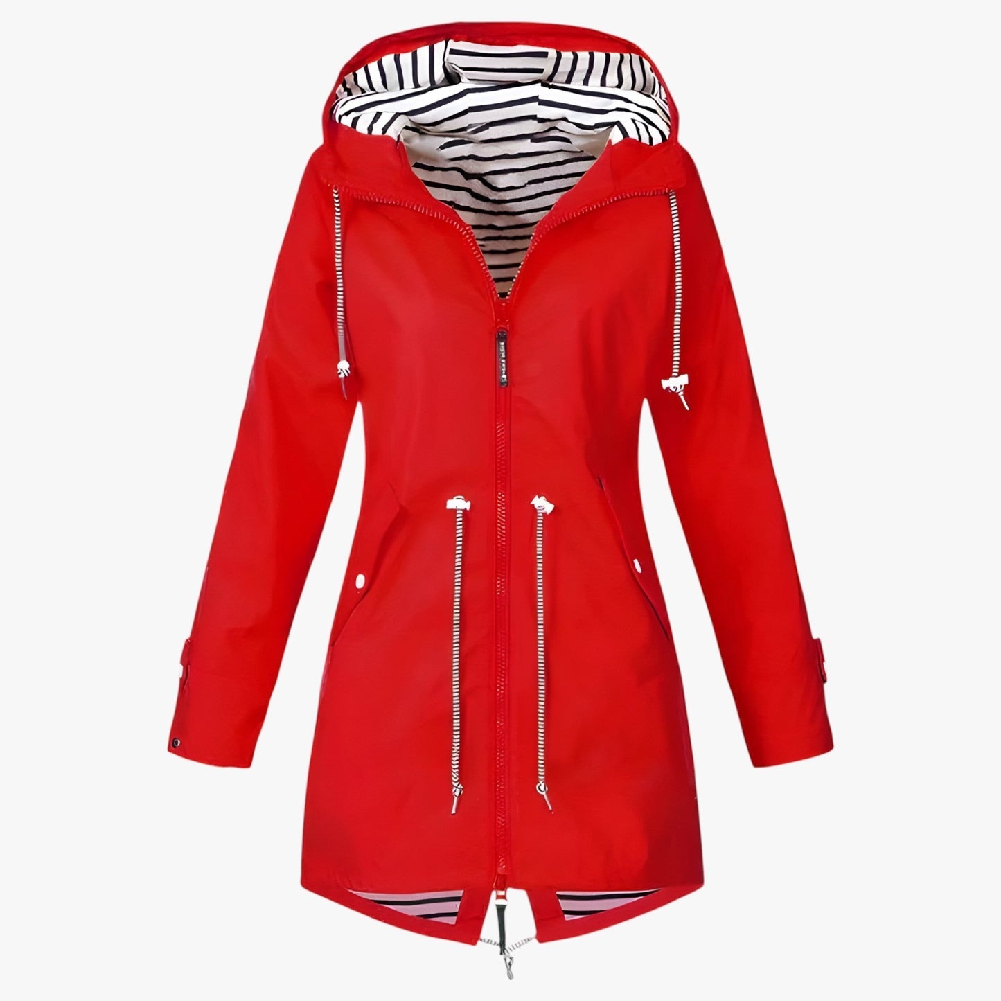 Veste imperméable femme à capuche, modèle coloré