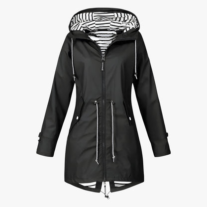 Veste imperméable femme à capuche, modèle coloré