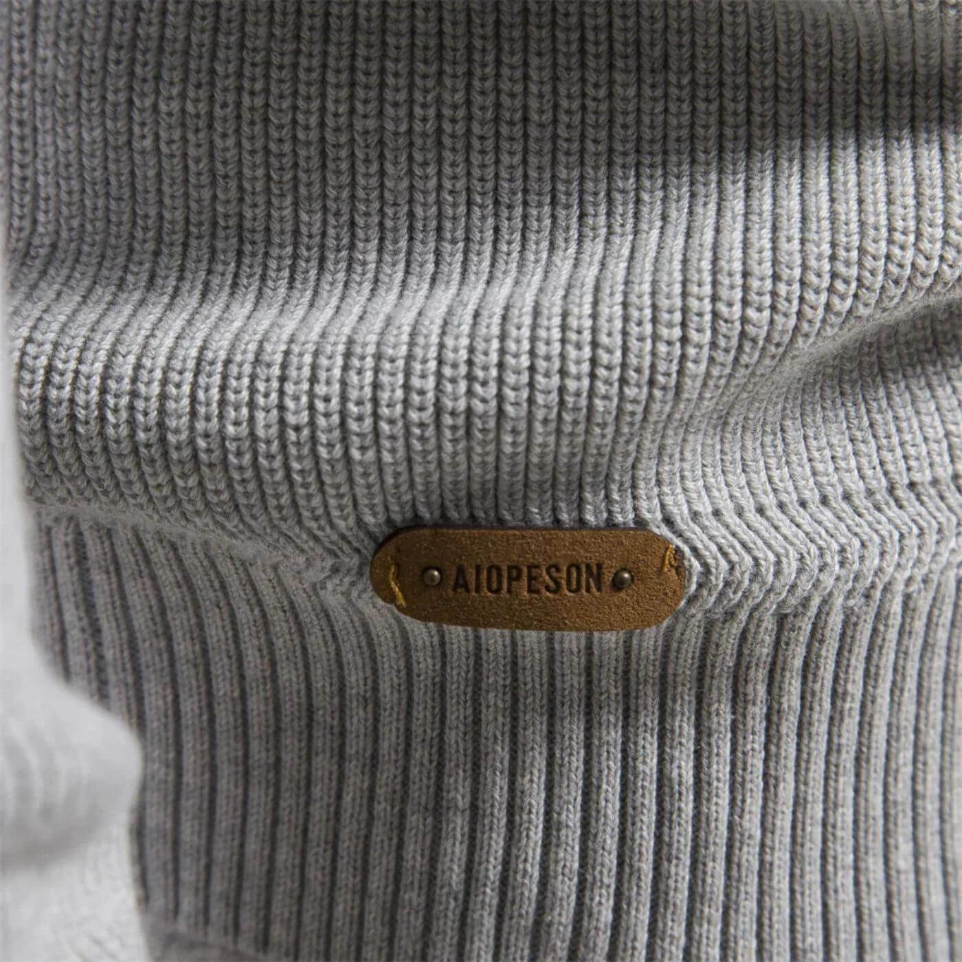 Pull Homme Printemps Col V Zip Décontracté
