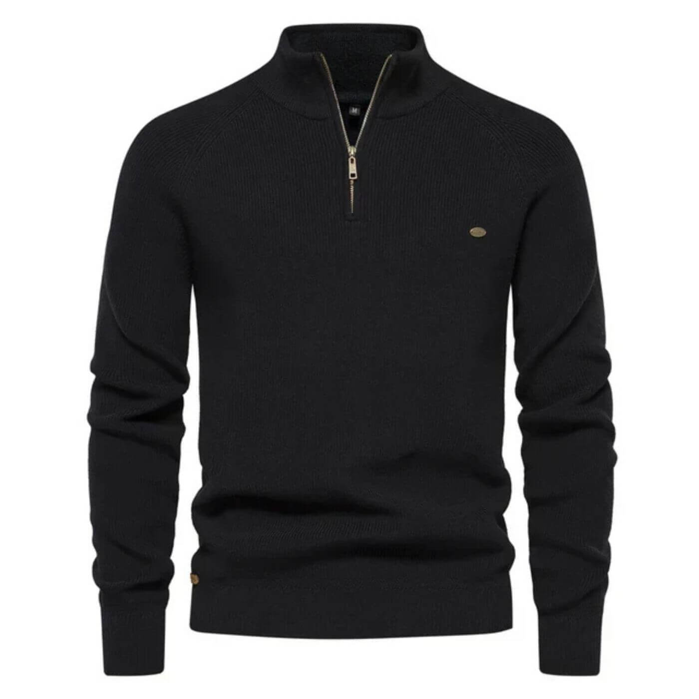 Pull Homme Printemps Col V Zip Décontracté
