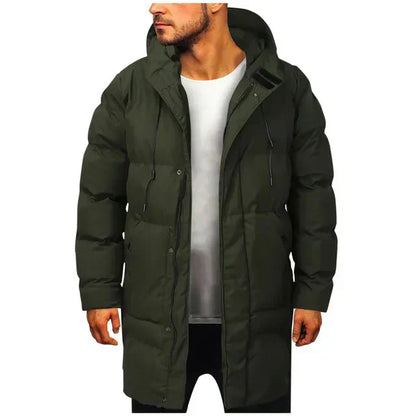 Manteau Hiver Homme - Parka Doudoune Élégant avec Capuche