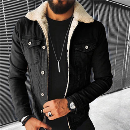 Veste Denim Homme Rétro