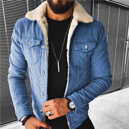 Veste Denim Homme Rétro