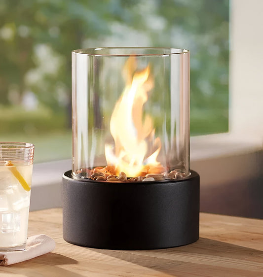 LumeFlame™ – Lampe de Table Sans Fil Effet Flamme Chaude Portable
