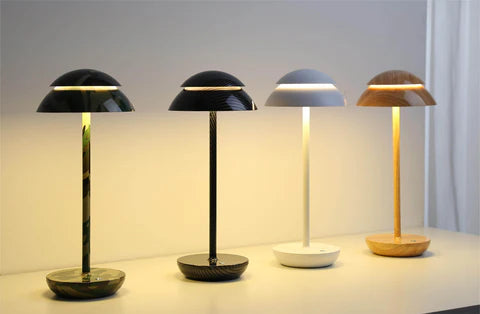 Lumevia™ – Lampe de Table LED Dimmable Élégante et Rechargeable