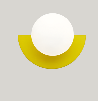 LumiGlow™ – Applique Murale Semicirculaire Élégante en Couleurs Modernes