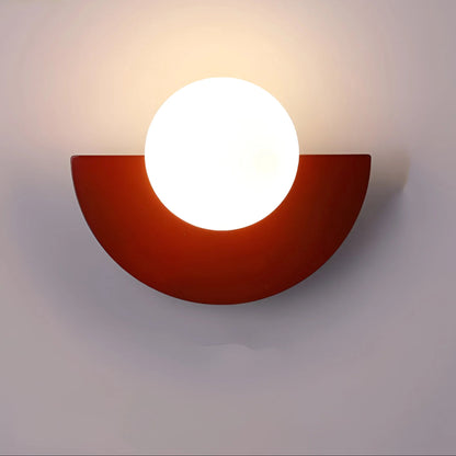LumiGlow™ – Applique Murale Semicirculaire Élégante en Couleurs Modernes