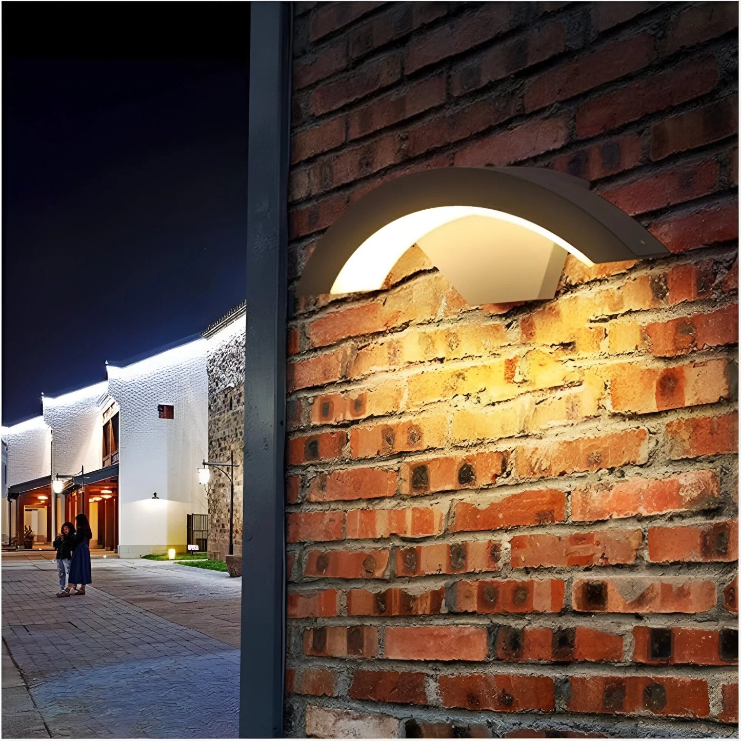 LumiGuard™ – Applique Murale Extérieure avec Détection de Mouvement