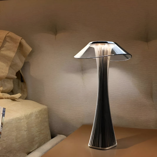 LumiLuxe™ – Lampe de Table Rechargeable Sans Fil Design en Cristal