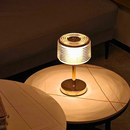 LumièreÉlégante™ – Lampe de Table LED Anneau Chic et Économe en Énergie