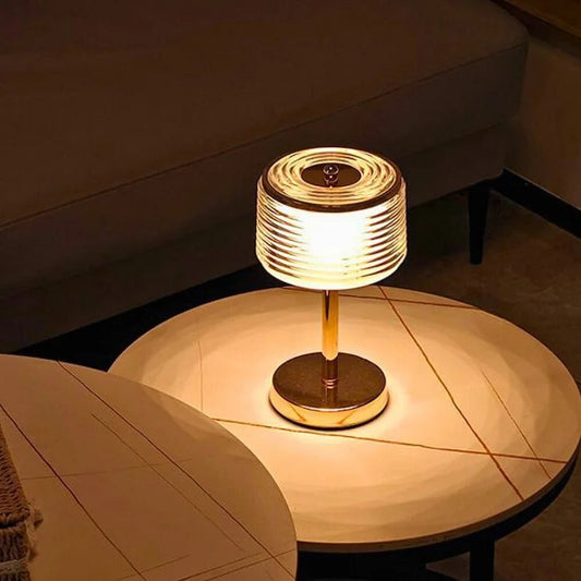 LumièreÉlégante™ – Lampe de Table LED Anneau Chic et Économe en Énergie
