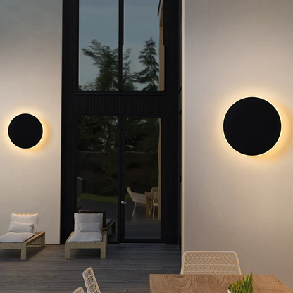 LumièreExtérieure™ – Applique Murale LED Ronde Résistante aux Intempéries