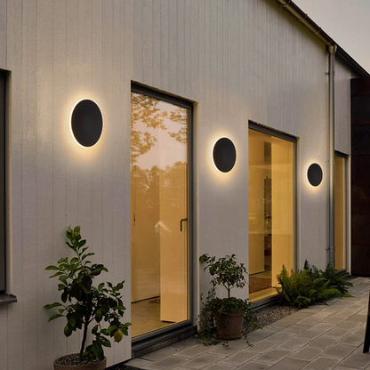 LumièreExtérieure™ – Applique Murale LED Ronde Résistante aux Intempéries