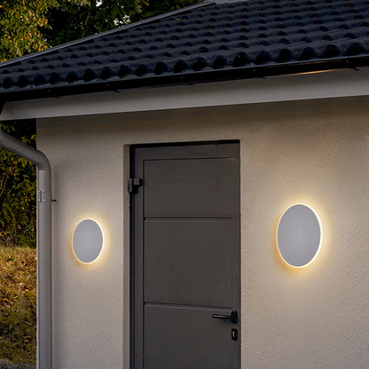LumièreExtérieure™ – Applique Murale LED Ronde Résistante aux Intempéries