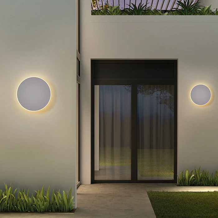 LumièreExtérieure™ – Applique Murale LED Ronde Résistante aux Intempéries