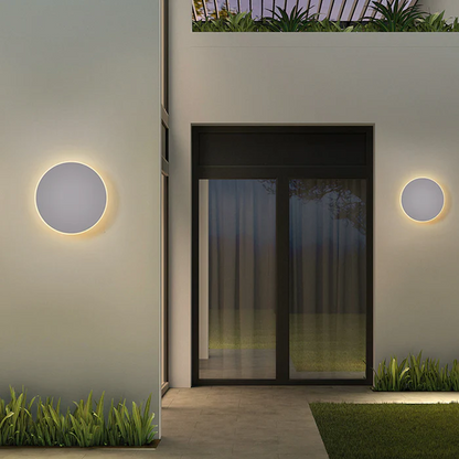 LumièreExtérieure™ – Applique Murale LED Ronde Résistante aux Intempéries
