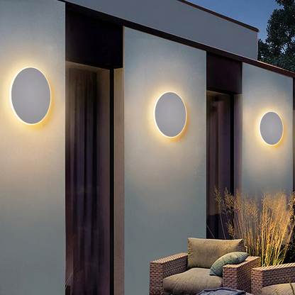 LumièreExtérieure™ – Applique Murale LED Ronde Résistante aux Intempéries