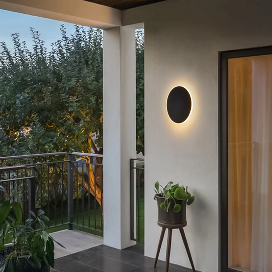 LumièreExtérieure™ – Applique Murale LED Ronde Résistante aux Intempéries