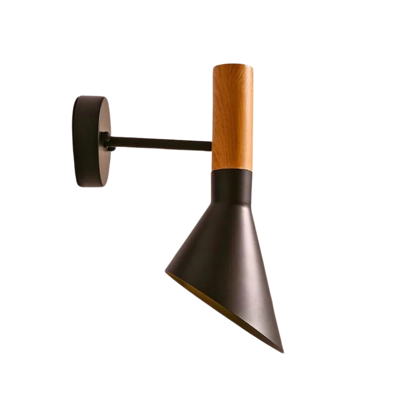 LumièreModerne™ – Applique Murale Design Éclairage Doux en Métal Noir