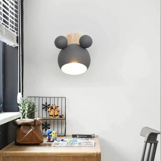 Luminis™ – Applique Murale Enfant Bois & Aluminium – Lumière Douce et Moderne