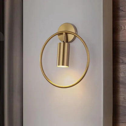 Lumiora™ – Applique Murale Dorée LED Moderne en Aluminium