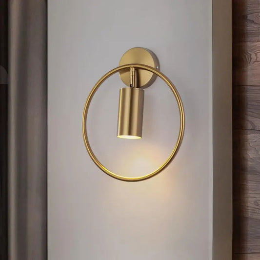 Lumiora™ – Applique Murale Dorée LED Moderne en Aluminium